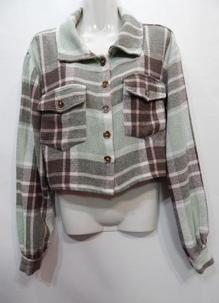 Рубашка короткая (верхняя одежда) женская oversize nasty gal ukr 48-52 111tr (только в указанном размере)