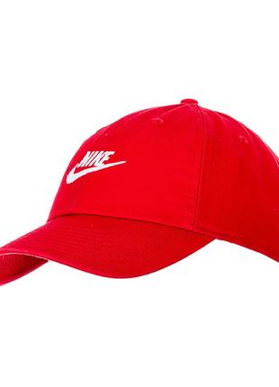 Мужская кепка nike h86 futura wash cap красный one size (7d913011-657 one size)