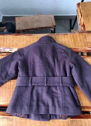 Шерстяне пальто для дівчинки 5-6 років, зріст 116 см, next2 фото