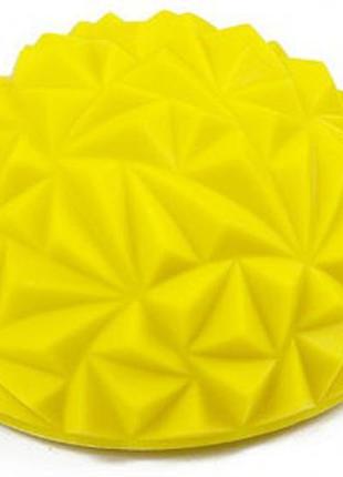Напівсфера масажна кіндербол easyfit rif 16 см жовта1 фото
