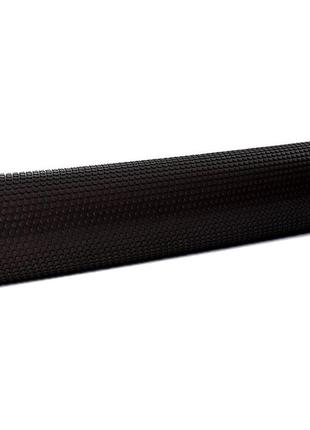 Массажный ролик easyfit foam roller 90 см черный2 фото