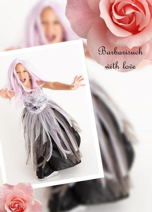 New! новое антуражное платье готик невесты зомби tu на 9-10 лет1 фото