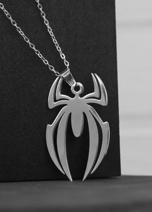 Кулон для женщин на шию з нержавіючої сталі "spider"