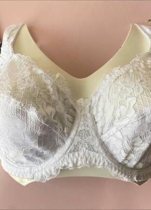 85/90f бюстгальтер больших размеров без поролона на чашку f, лифчик 6 размер белый