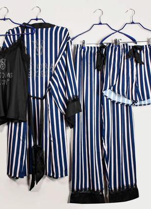 Комплект для дому, піжама vc3 666 l dark blue