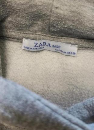 Толстовка,худи zara, серая кофта с капюшоном2 фото