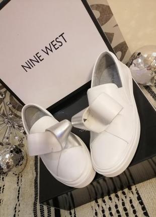 Слипоны туфли nine west кожа