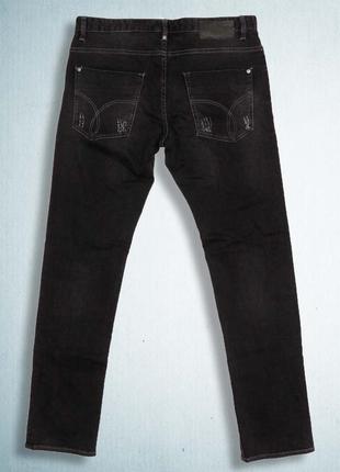 Мужские черные джинсы calvin klein distressed slim3 фото