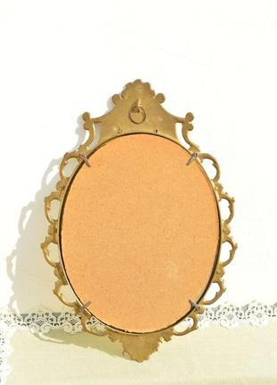 Розкішне настінне  дзеркало ! бронза. ангелики.3 фото