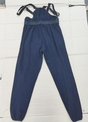 М-трекінгові флісові штани на підтяжках утеплювач у штани підчепа напівкомбінезон2 фото