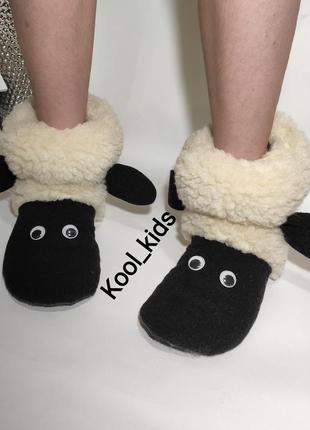 Затишні  домашні теплі чуні бараш