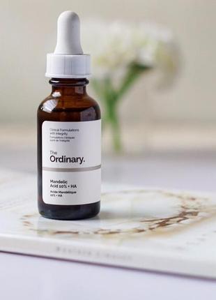 The ordinary mandelic acid 10% + ha легкий пілінг з мигдальною кислотою 30мл