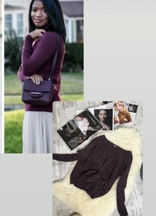Модный качественный шерстяной свитер1 фото