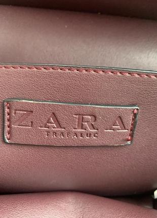 Сумка zara бордо4 фото