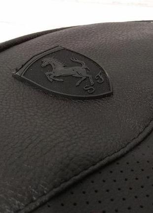 Черный рюкзак мужской puma ferrari кожа pu. спортивный рюкзак9 фото