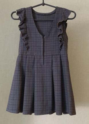 Сарафан школьный, тонкая шерсть.