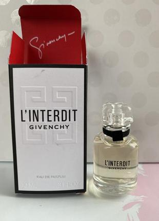 Givenchy l’interdit 10ml edp. миниатюра4 фото