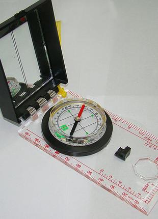 Планшетный компас жидкостный туристический для ориентирования компас для чертежей sp-sport пластик (8 фото