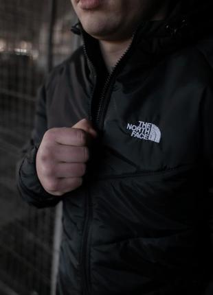 Комплект tnf куртка чорна + штани tnf + барсетка tnf у подарунок!4 фото