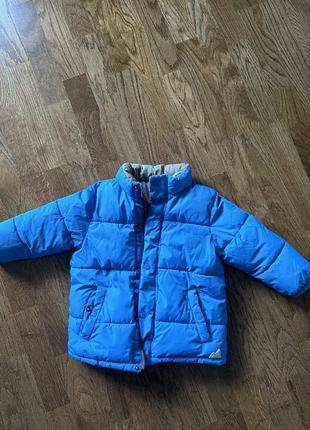 Детская зимняя куртка zara двухсторонняя.1 фото