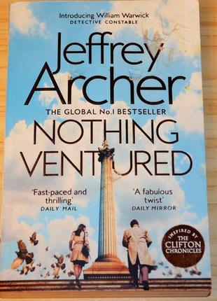 Nothing ventured by jeffrey archer, книга англійською