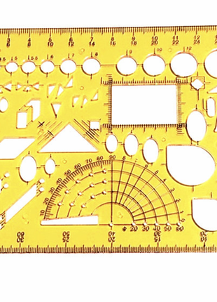 Линейка для проектирования отопления и вентиляции3 фото
