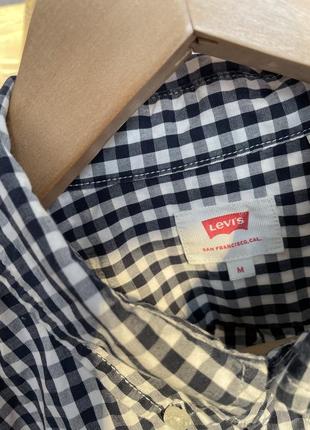 Чоловіча сорочка в клітинку від levi’s2 фото