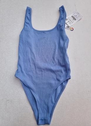 Боді pull&bear боди синє нове