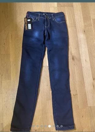 Новые утепленные джинсы philipp plein, roberto сavalli разм. 146- 152.5 фото