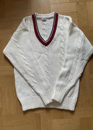 ✅новый пуловер джемпер шерсть германия р 42/44 xl/2xl