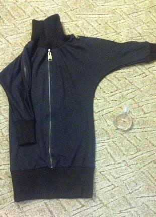 Платье- свитер со змейками