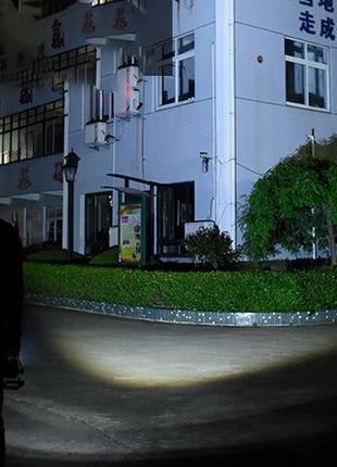 Аккумуляторный led фонарь power bank с солнечной панелью и боковая 2cob лампа usb...