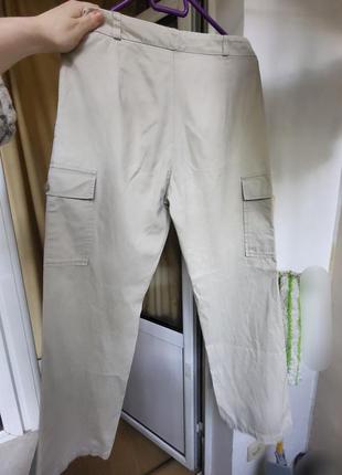 Штаны спортивки карго брюки с карманами в стиле 90-х4 фото
