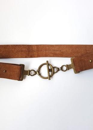 Ремень, пояс tommy hilfiger, кожа, подойдет к верхней одежде. 39 мм. (89-95 см.)