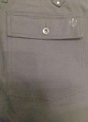 Royal blue мужские плотные брюки люкс качества р,50