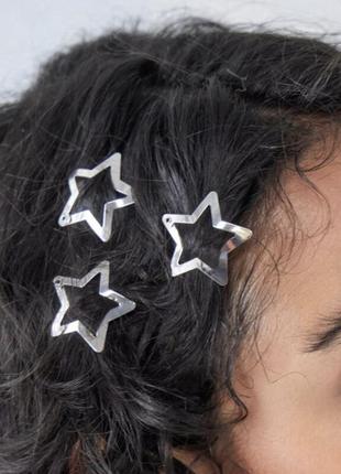 Заколочки зірки y2k зірочки заколки зірочка зірка  дорослі дитячі підліткові для волосся тренд 2024