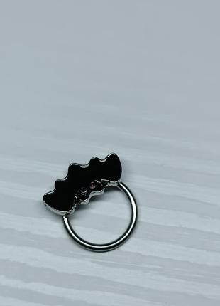 Пирсинг сегментное кольцо кликер летучая мышь хэллоуин3 фото