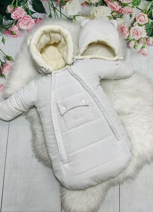 Комбінезон з шапкою на зиму