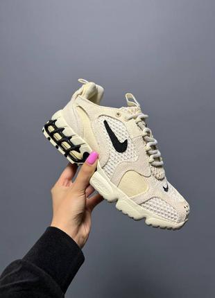 👕stussy x nike air zoom spiridon caged “fossil”