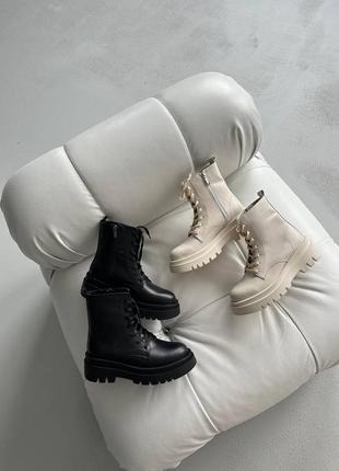 Натуральные кожаные демисезонные и зимние ботинки4 фото