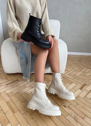 Натуральные кожаные демисезонные и зимние ботинки2 фото