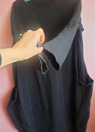 Дизайнерське оверсайз бохо балон кокон авангардне  плаття  в стилі rundholz oska  made in italy10 фото