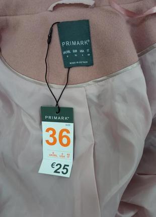 Женское демисезонное пальто-пиджак. тренч. пальто primark2 фото