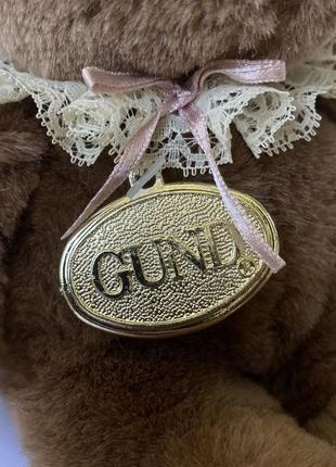 Мягкая игрушка плюшевый коричневый зайка заяц фирмы gund3 фото