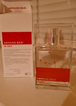 Туалетная вода armand basi in red, 50 мл