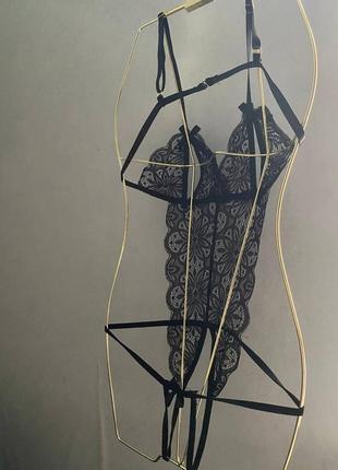 Сексуальна нижня білизна, жіночий сексуальний мереживний комбінезон, боді