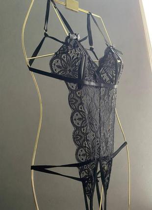 Сексуальна нижня білизна, жіночий сексуальний мереживний комбінезон, боді