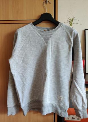 Кофта свитшот carhartt slash sweat melange grey sweatshirt