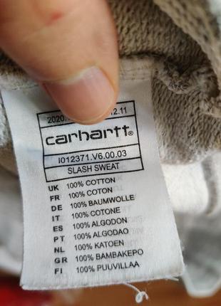 Кофта світшот carhartt slash sweat melange grey sweatshirt4 фото