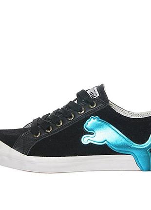 Стильные кроссовки puma vulcan cat lux 38,5/25см3 фото